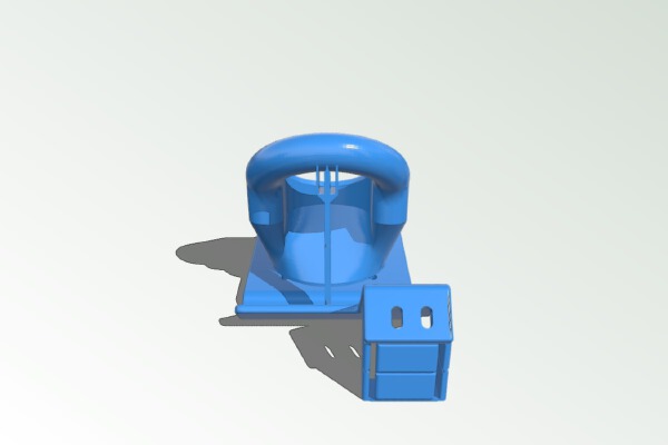 Lüfterhalter für German RepRap Neo | 3d print model