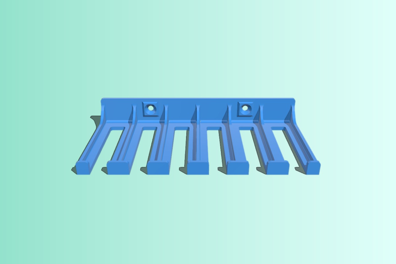 10mm cable holder with screw holes