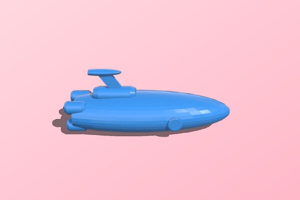 Subnautica Aurora | 3d print model