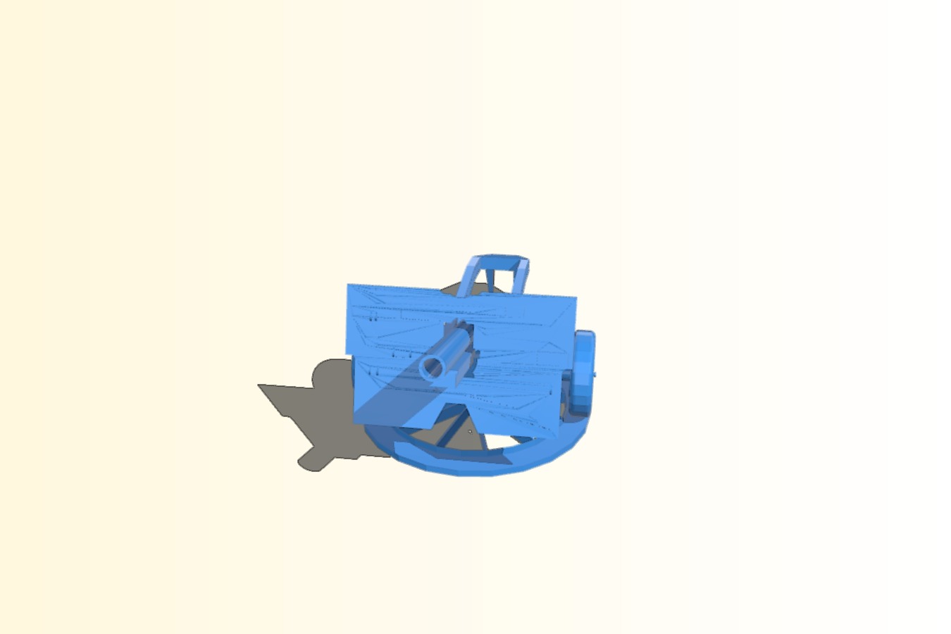 25 pounder artillery gun