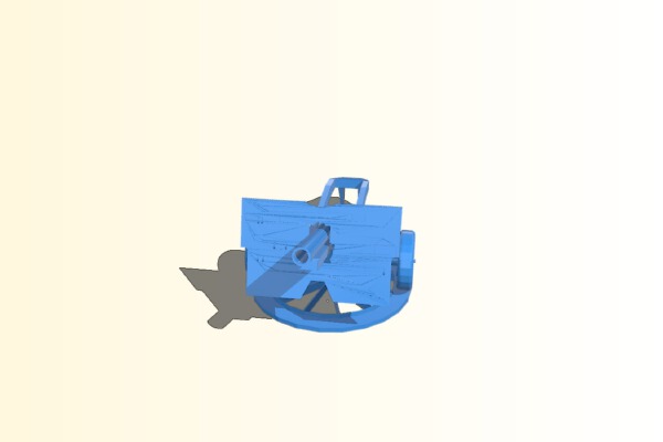 25 pounder artillery gun | 3d print model