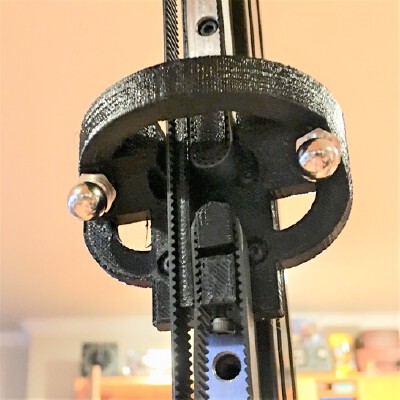 Carriage for 9mm Belt, 55mm Space Mag Ball, HWIN Slider | 3d print model