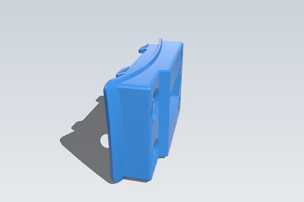 Flysight Falcon FG01 FPV Goggle Eachine Pro58 cover for button mod | 3d print model