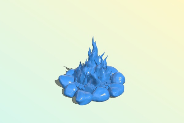 Camp Fire | 3d print model