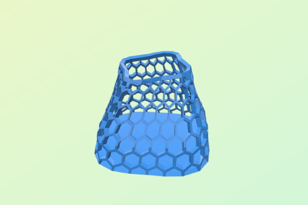 HexSquare Vase | 3d print model