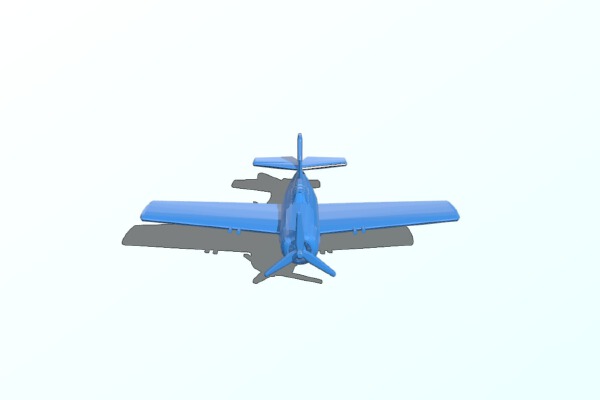 Grumman F4F Wildcat 1_144 | 3d print model