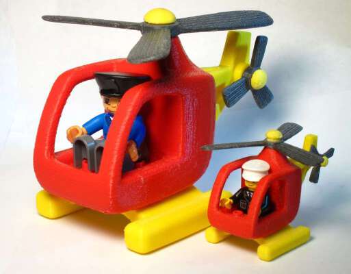 Lego - Toy Helicopter | 3d print model