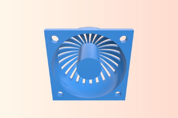 40MM Raised Fan Cover | 3d print model