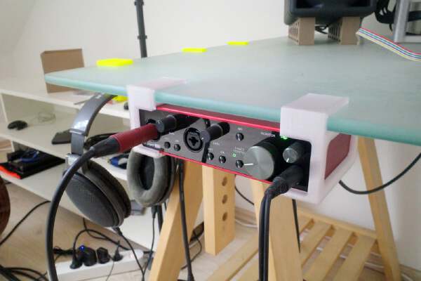 Bracket for 3rd gen Focusrite Scarlett | 3d print model