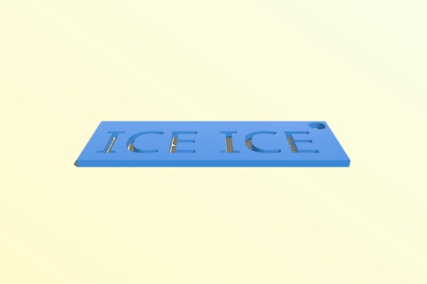 keychain vab 2-22-17 | 3d print model