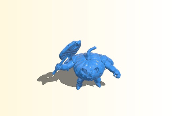 Pumpkin Warrior – Halloween | 3d print model