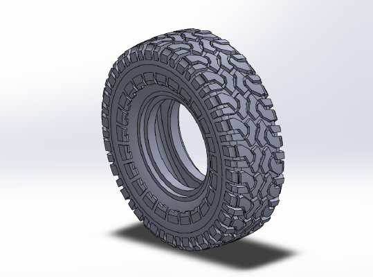 RC Crawler 1.9 Tire | 3d print model