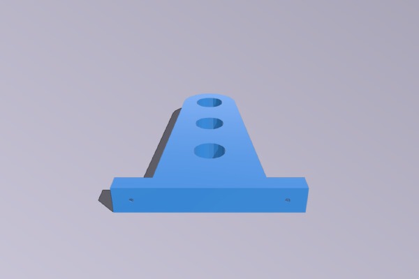 3D filament reel support backets | 3d print model