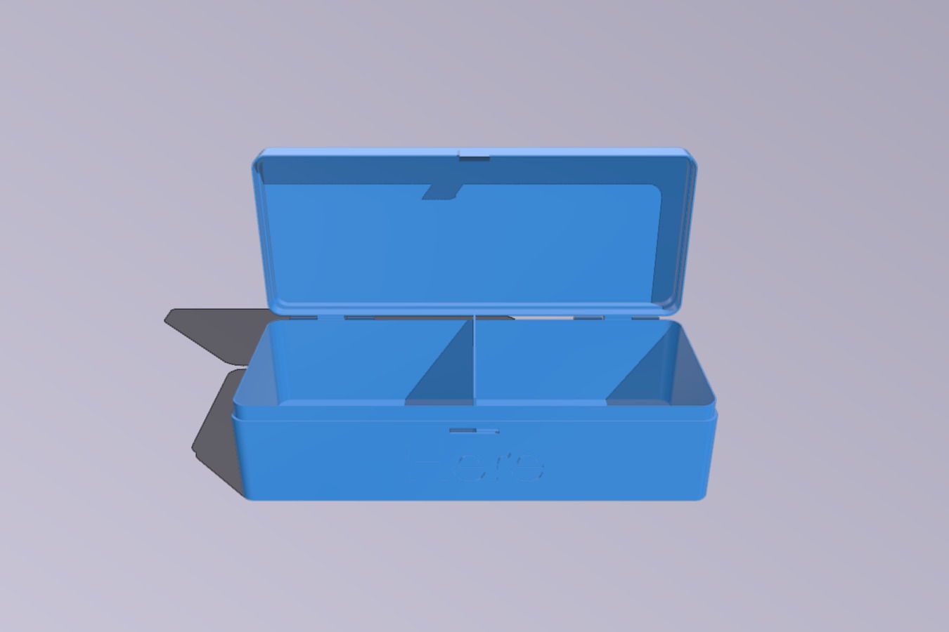 Customizable hinged box