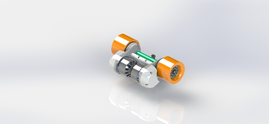 Electric Skateboard Dual Drive (6355 Outrunner) | 3d print model