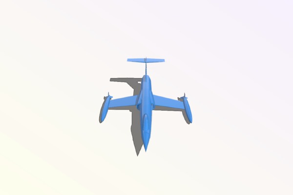 Lockheed F-104 | 3d print model