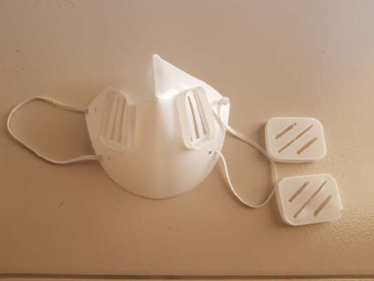 Face Mask for Air polution | 3d print model