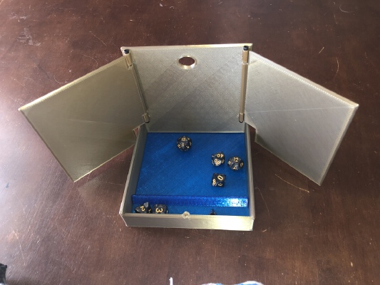 Dungeon Master Dice Box and Screen | 3d print model