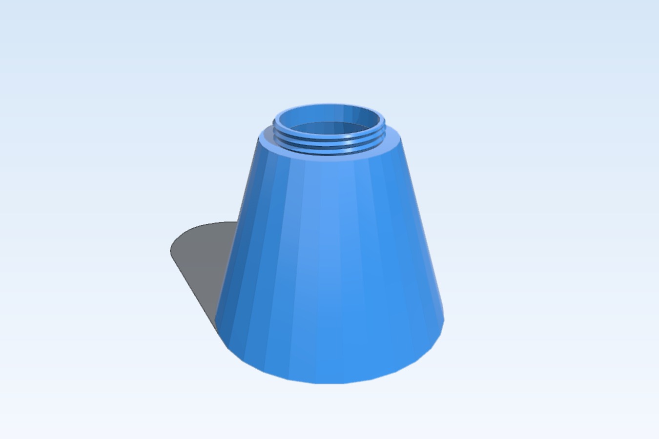 A small No Spill cup for cutting fluid (or anything you brush on and want to limit spills)