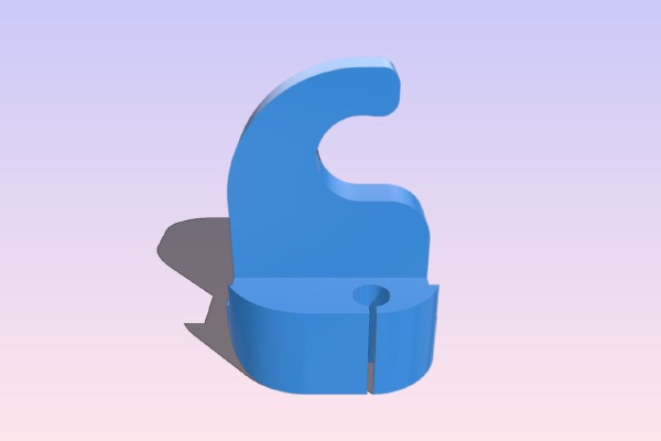 Berd-Air clip for CR-10 E3D Titan Aero Mount | 3d print model