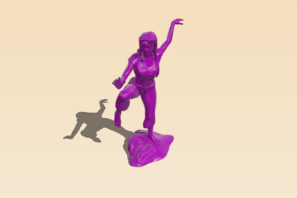 Miss Taichi | 3d print model