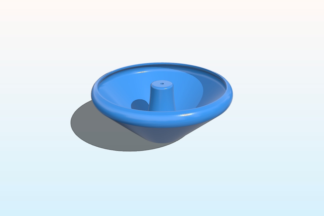 Hummingbird Feeder Ant Moat  with Solidworks 2014 Source.