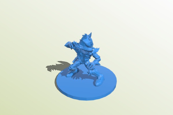 Wolf amiibo | 3d print model