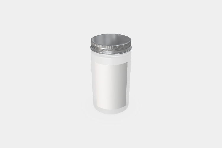<p>The current mockup is Clear Plastic Jar with Silver Lid, which is commonly used for Bottle Packaging, Medical Bottle, Plastic Jar, Sauce, Food.</p>