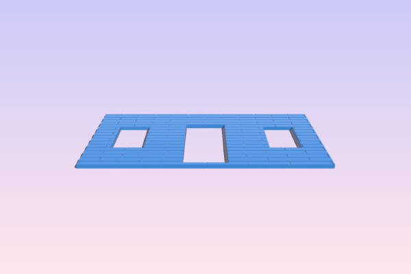 Plasticville Replica House Front | 3d print model