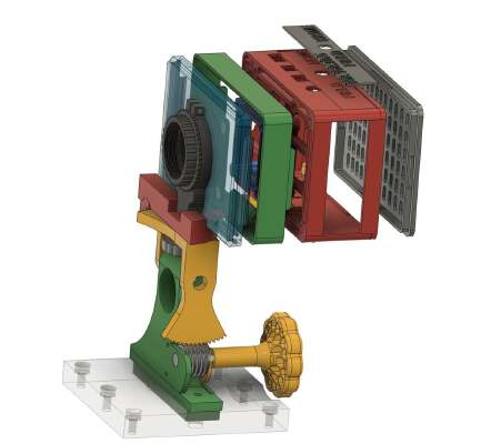 RPI 4 HD Camera Case | 3d print model