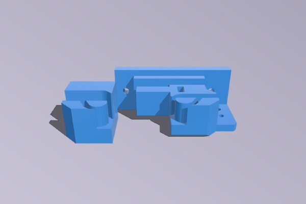 HICTOP Adjustable Y Belt Tensioner (With End-Stop) | 3d print model