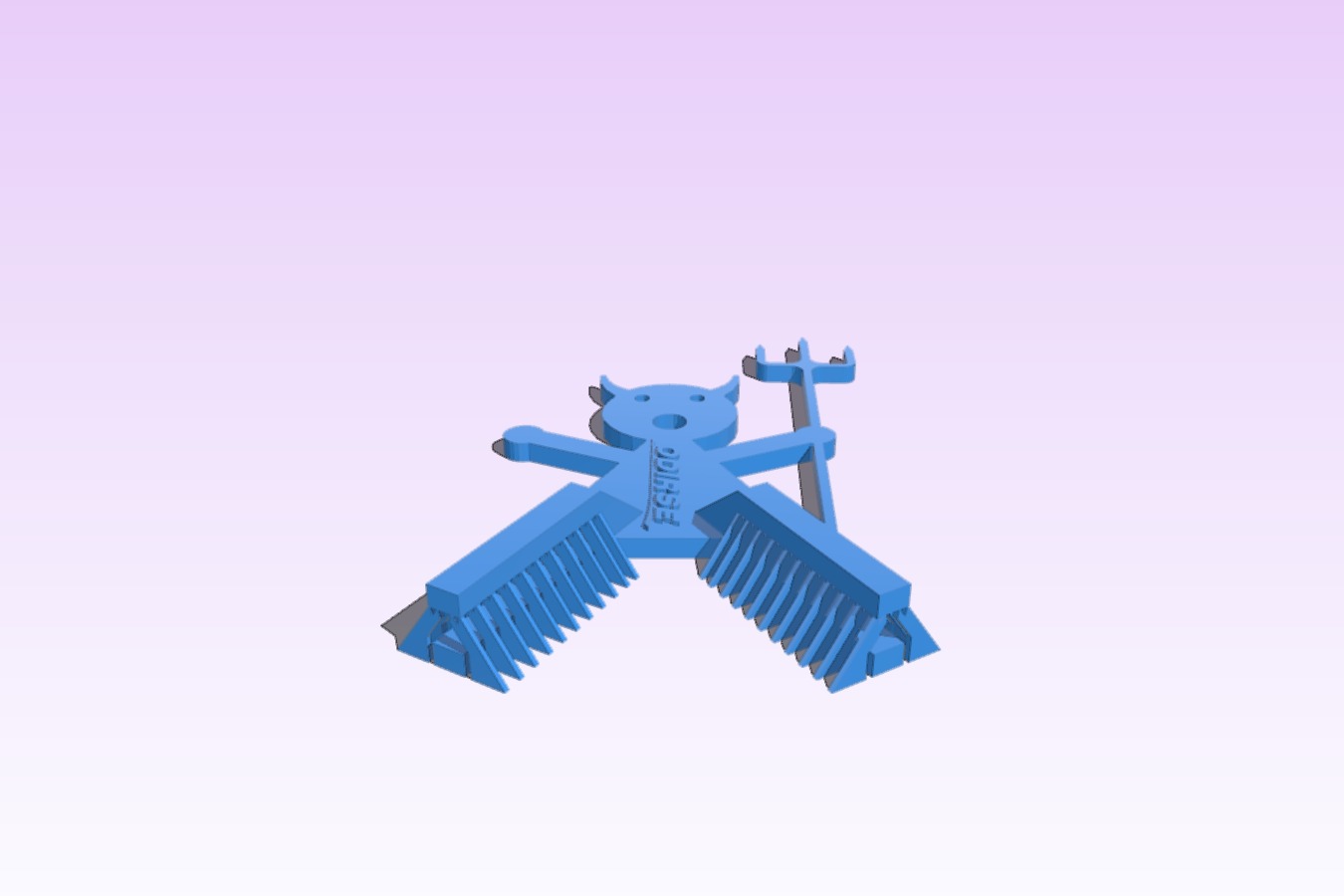 Funny filament guider - Devil version