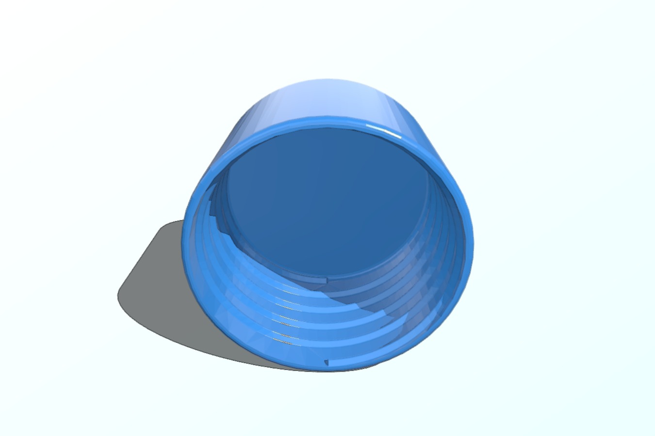 Left handed 43x1.5mm self sealing cap Files to download and to 3D