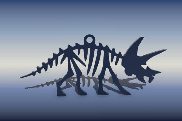 Dinosaur Pendant | 3d print model