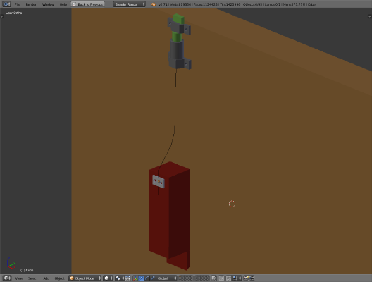 Spring-Loaded Door Latch | 3d print model