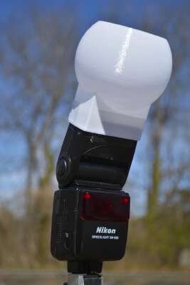 Nikon SB-600 bulb shaped flash diffuser | 3d print model