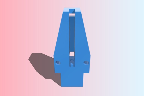Kossel mini z-probe by Optical switch | 3d print model