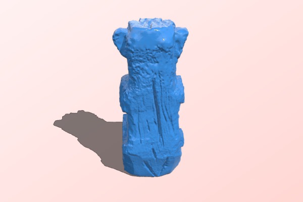 Carved Wooden Bear | 3d print model