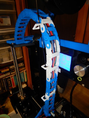 Anet A6 Cable Chain Filament Guide | 3d print model