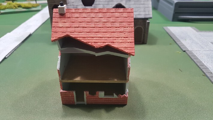 FOW Brick House V2 Damage | 3d print model