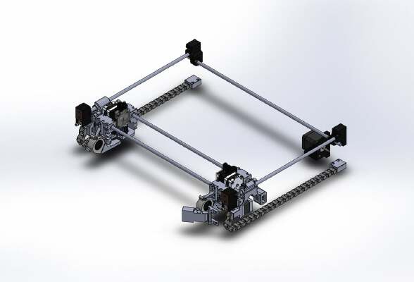 E3D BigBox - Dual Titan IDEX | 3d print model