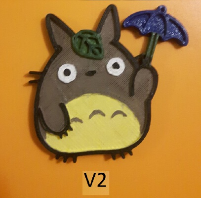 Totoro Pin | 3d print model