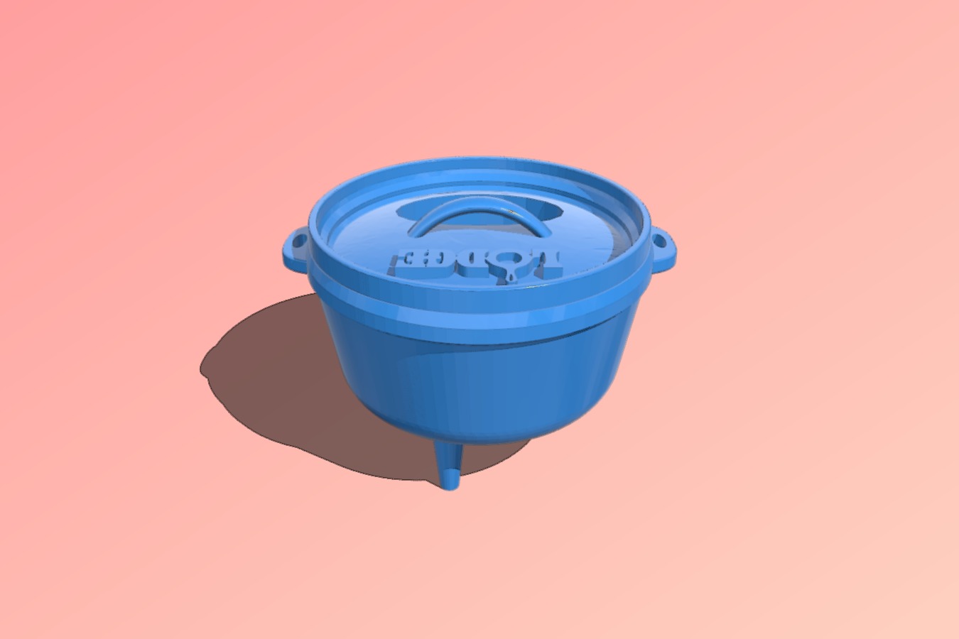 Dutch Oven Neckerchief Slide