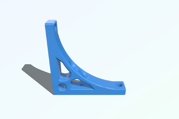 Equerre 100mmx100mmx20mm M8 | 3d print model