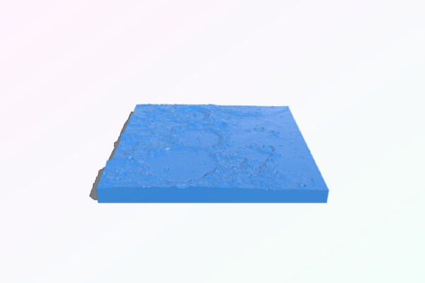 Moon craters- Alphonsus-Ptolemy-Arzachel | 3d print model