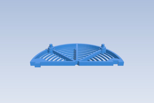 Stackable acetone vapor bath rack | 3d print model