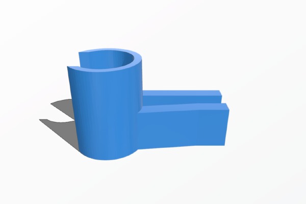 Printrbot Simple Metal Extruder Cable Holder | 3d print model