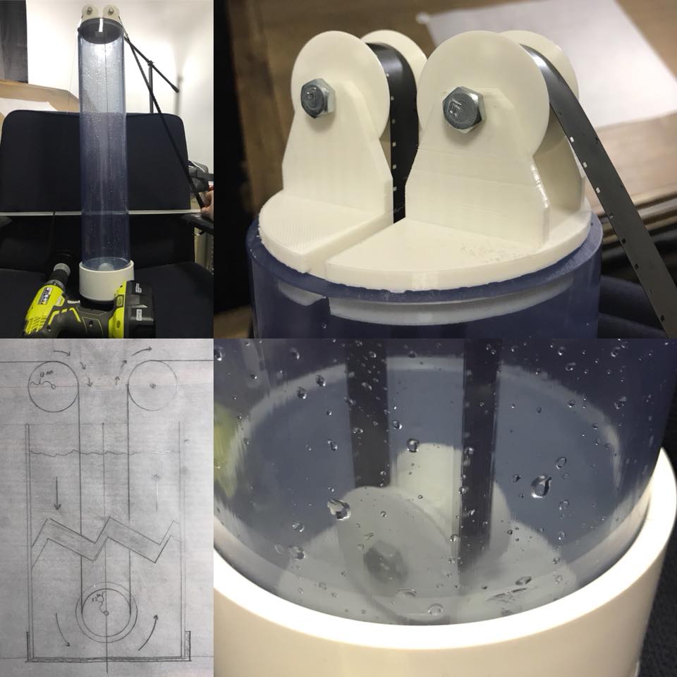 16mm film roller mounts