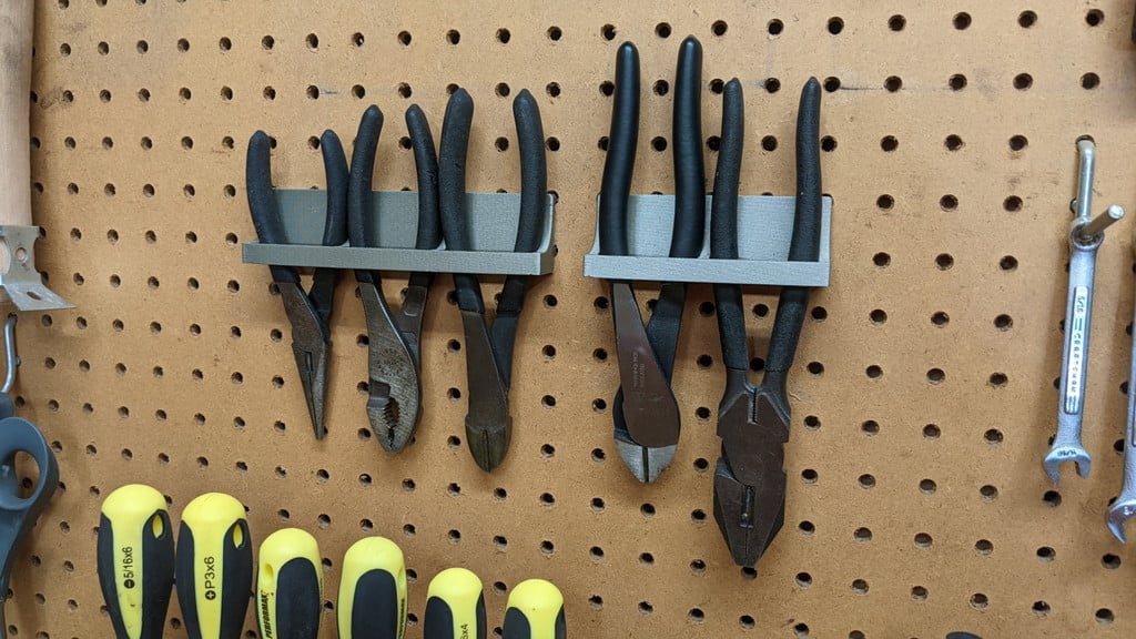 Pegboard Plier Holder Remix