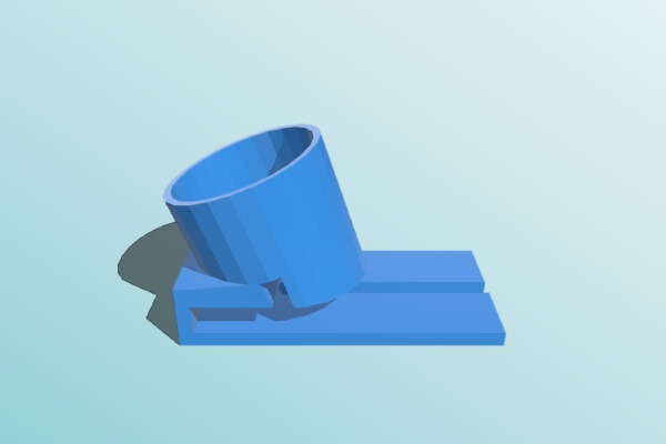 Nissan Leaf: Side camera mount | 3d print model